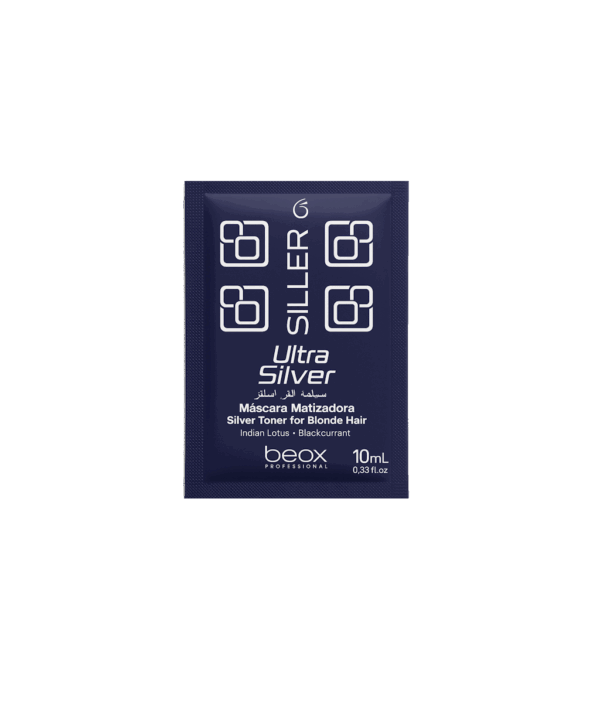 Beox Siller Ultra Silver Toner Mask for Blonde Hair Sachet 10ml